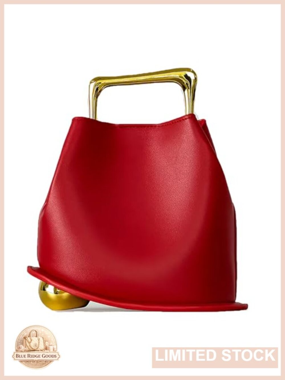 Bucket Crossbody Shoulder Bag PU Leather Women's Purse